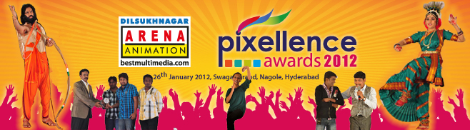 Dilsukhnagar Arena unearths another bunch of flaming Digital Media talent for the Animation and Multimedia industry at Pixellence-2012